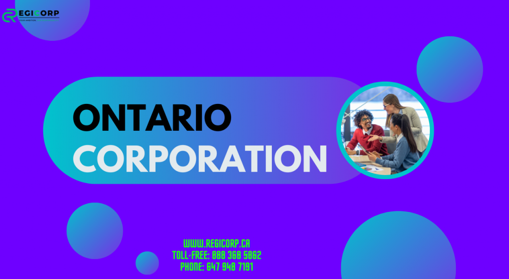 Ontario Corporation formation