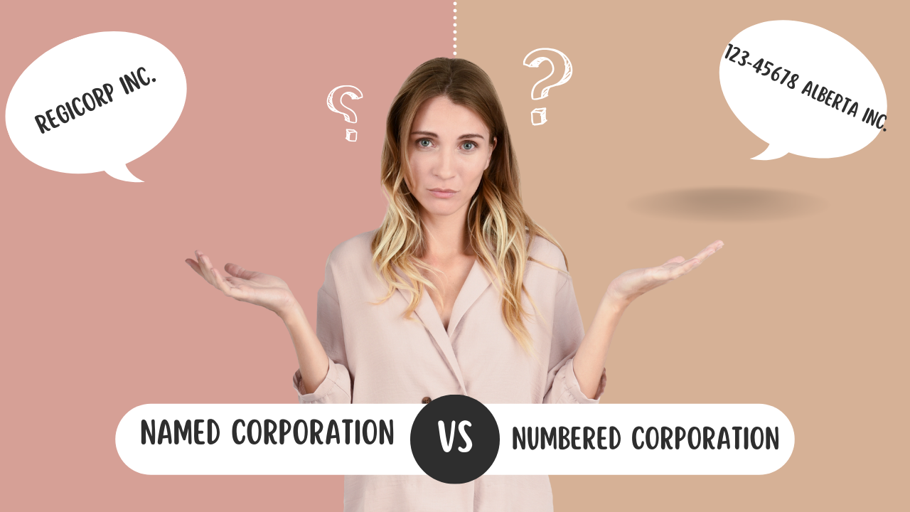 Named Corporation vs Numbered corporation