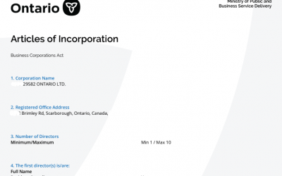 How to Get a Copy of Articles of Incorporation in Canada